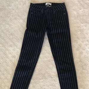 Paige Denim striped skinny jeans